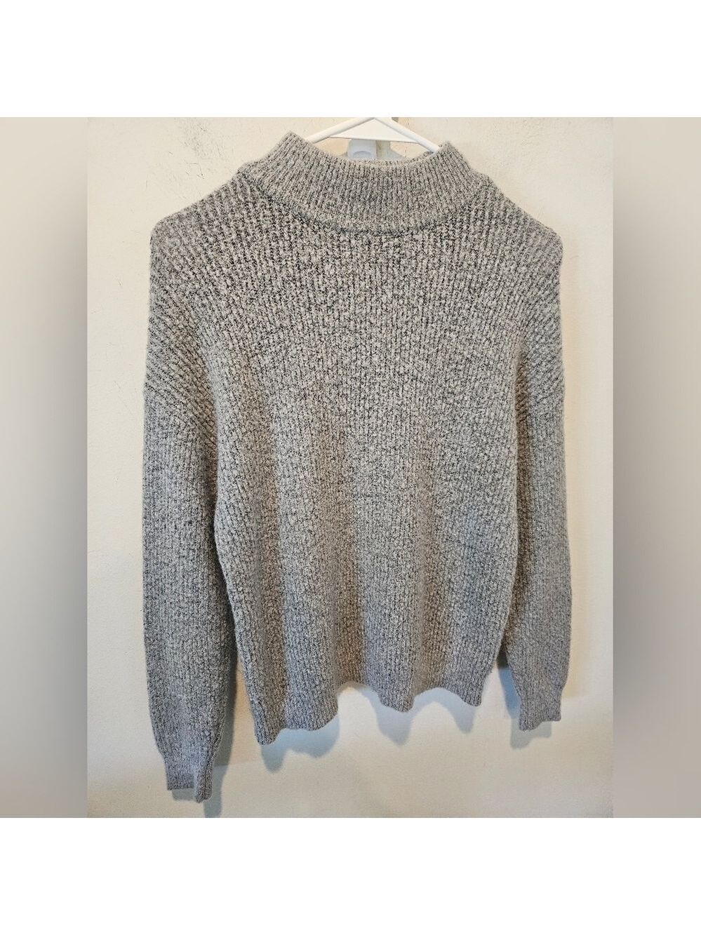 PHILOSOPHY WOMEN'S WOOL BLEND LONG SLEEVED MOCK NECK PULLOVER SWEATER SIZE SMALL